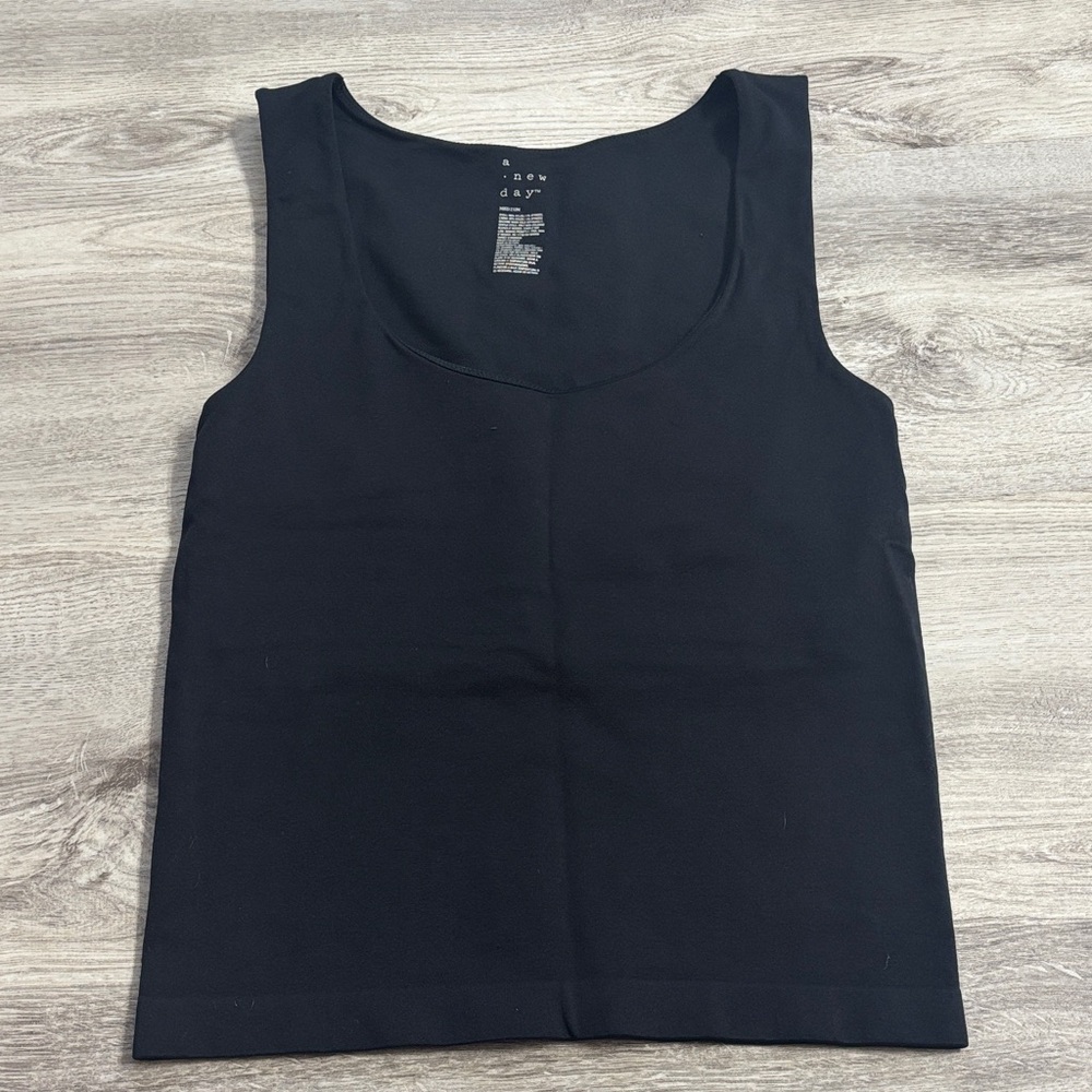 a new day Black Tank Top
